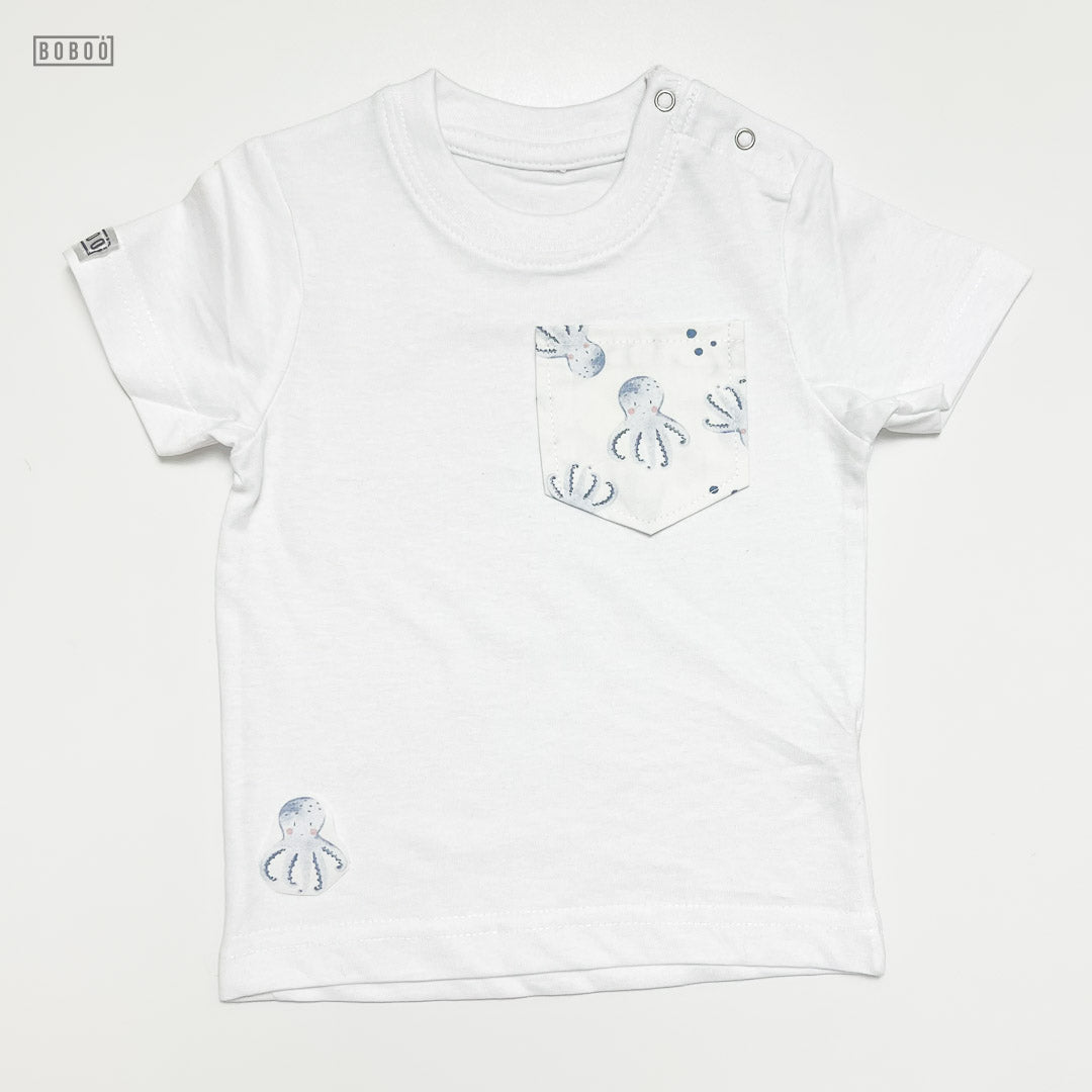 Camiseta Bolsillo Pulpo