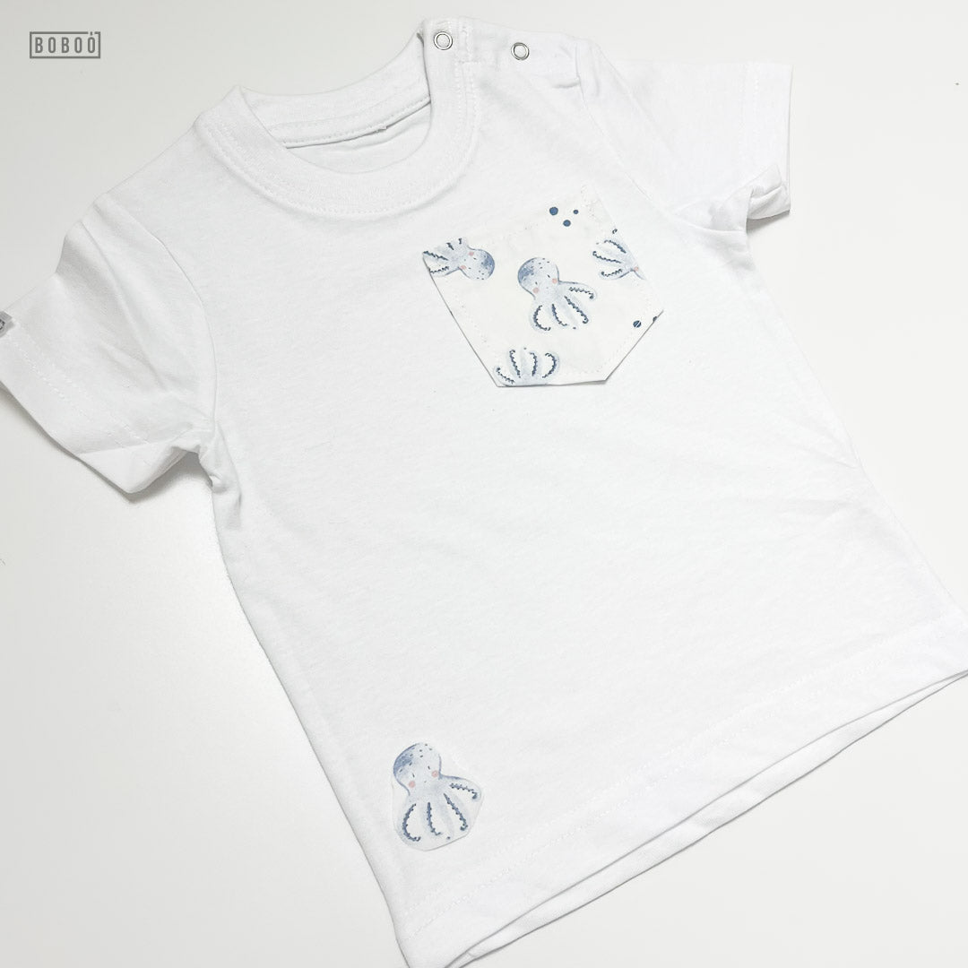 Camiseta Bolsillo Pulpo