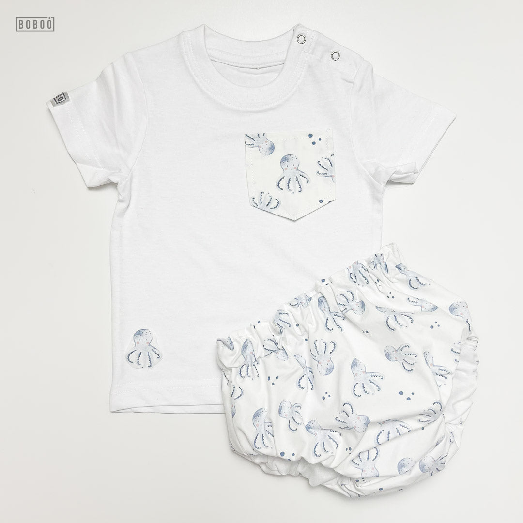 Camiseta Bolsillo Pulpo