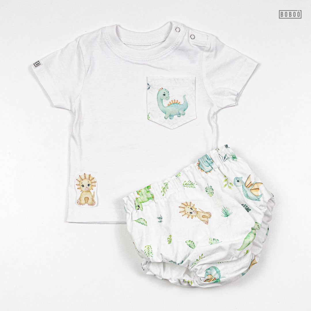 Cubrepañal Dino Baby
