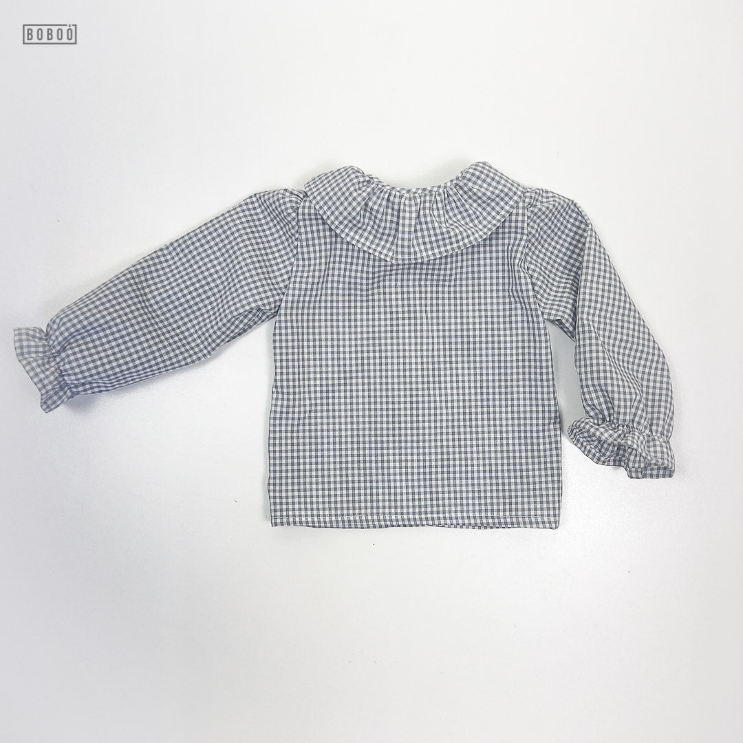 Blusa Vichy Gris Blusas