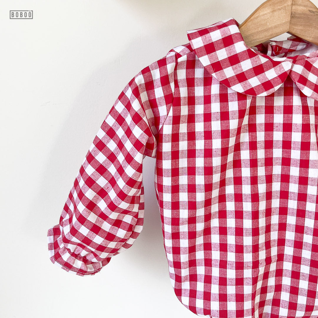 Pelele Vichy Rojo pelele