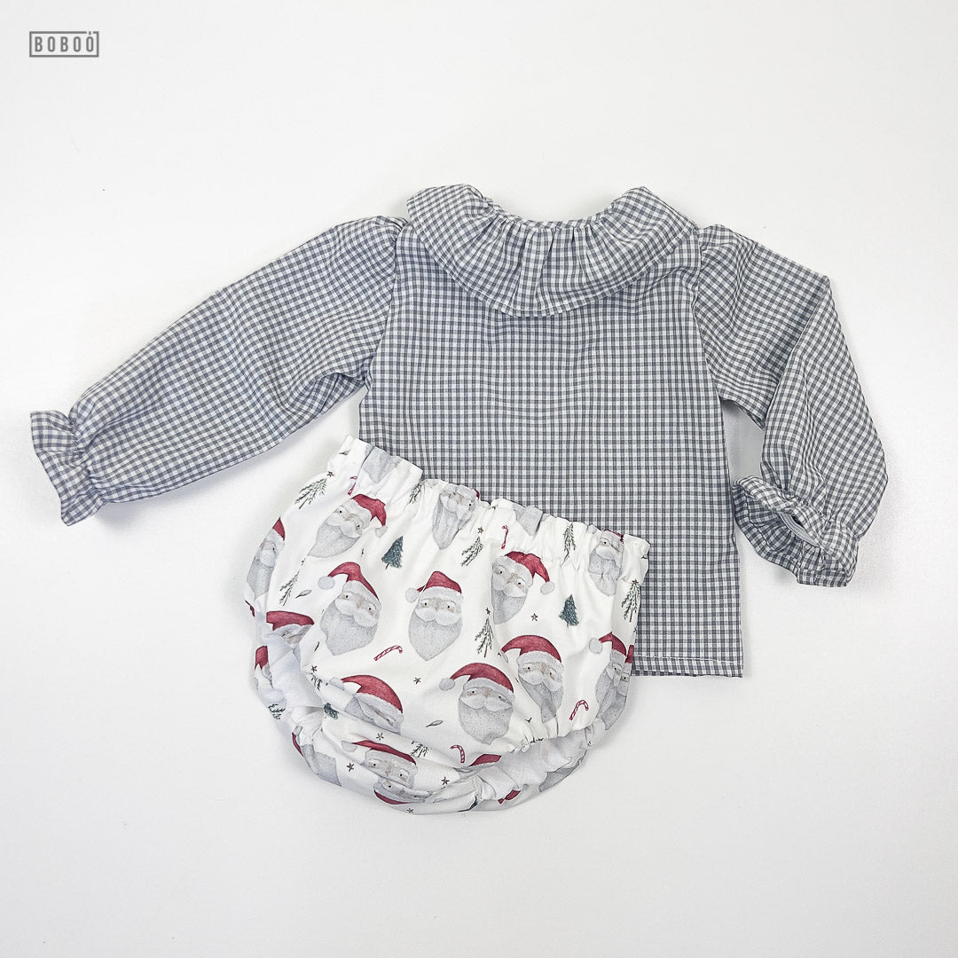 Blusa Vichy Gris Blusas