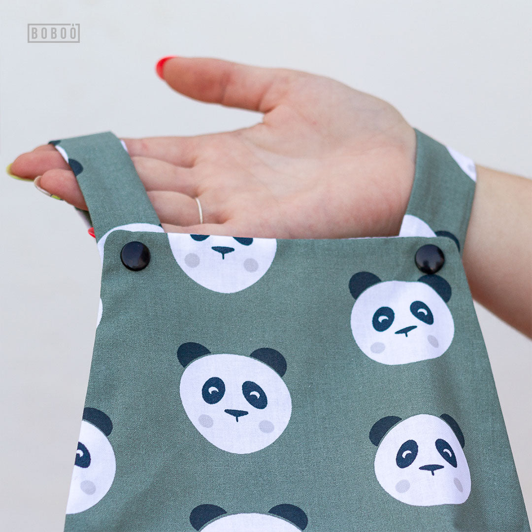 Ranita Oso Panda Caqui