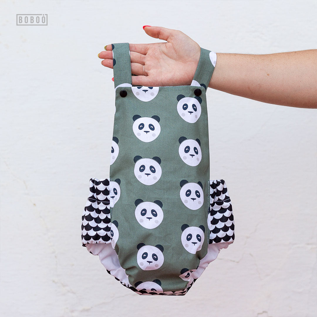 Ranita Oso Panda Caqui