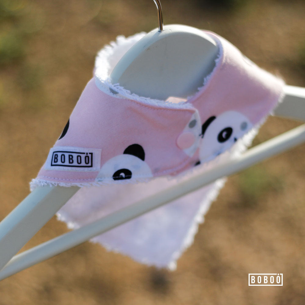Bandana Oso Panda Rosa