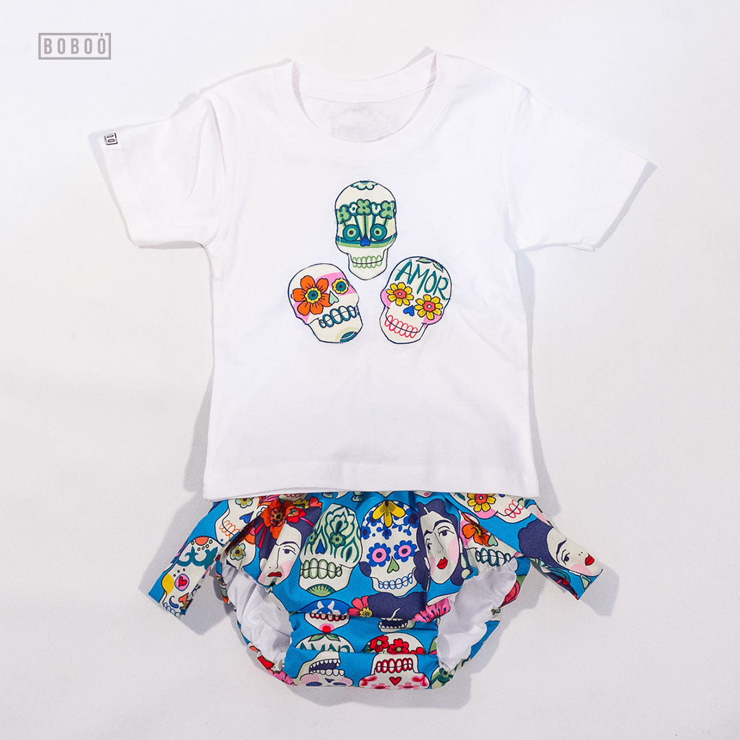 Camiseta personalizable calaveras