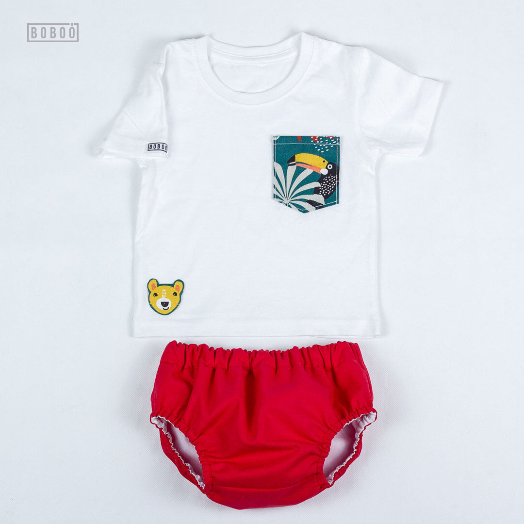 Camiseta Bolsillo Tropical