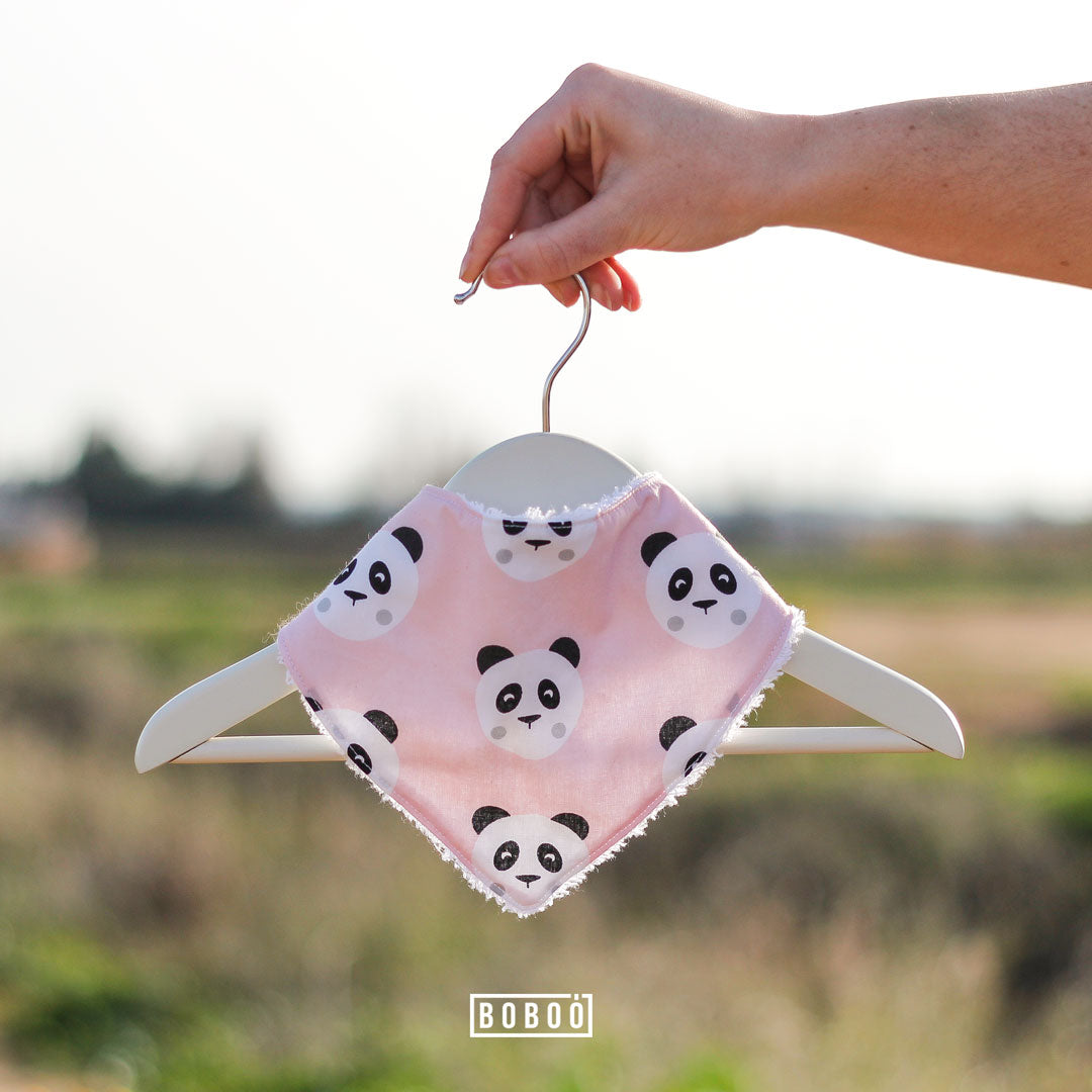 Bandana Oso Panda Rosa
