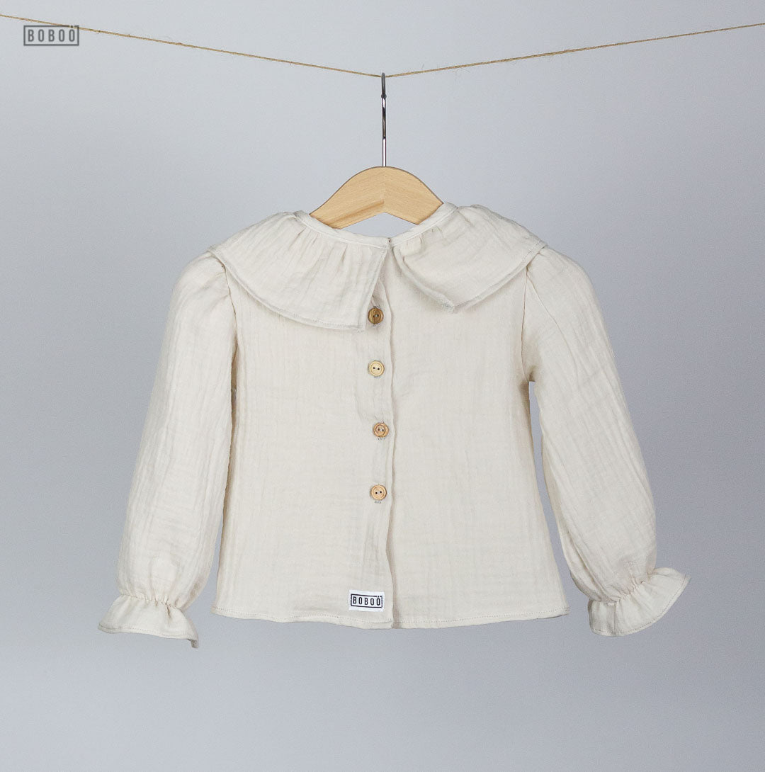 Blusa Gasa Beige Blusas