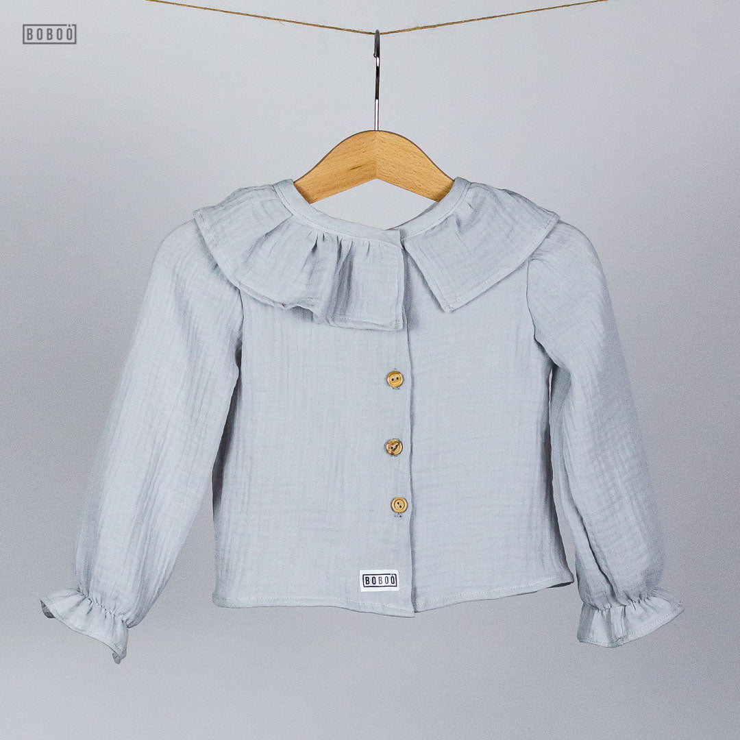 Blusa Gasa Gris Blusas