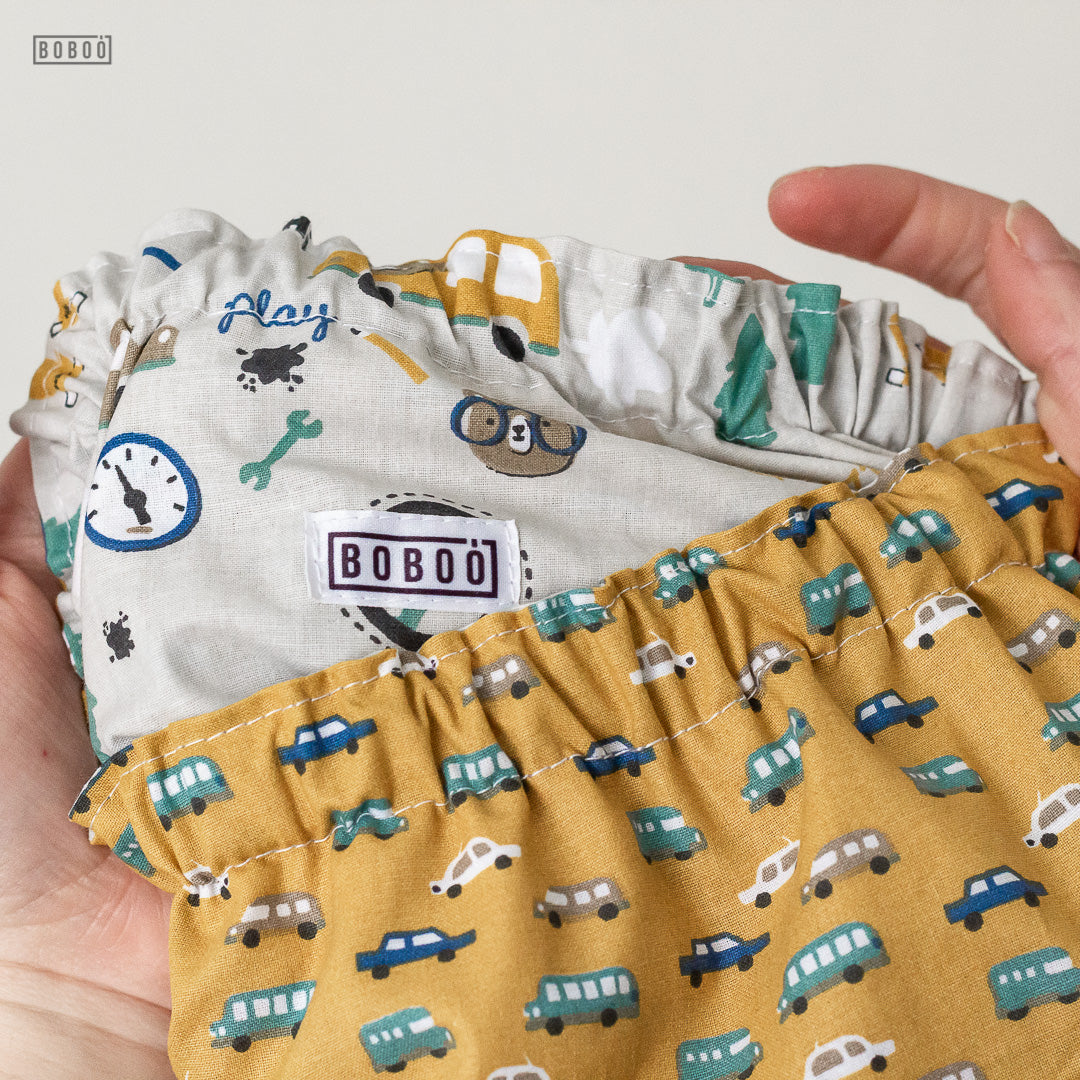 Cubrepañal Reversible Osos Coche