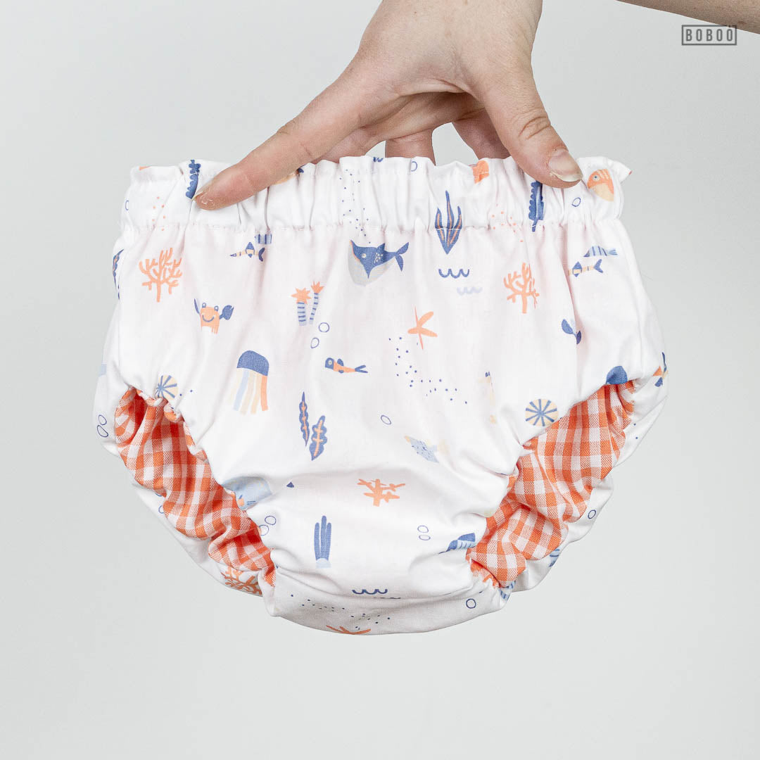 Cubrepañal Reversible Animales Marinos Vichy