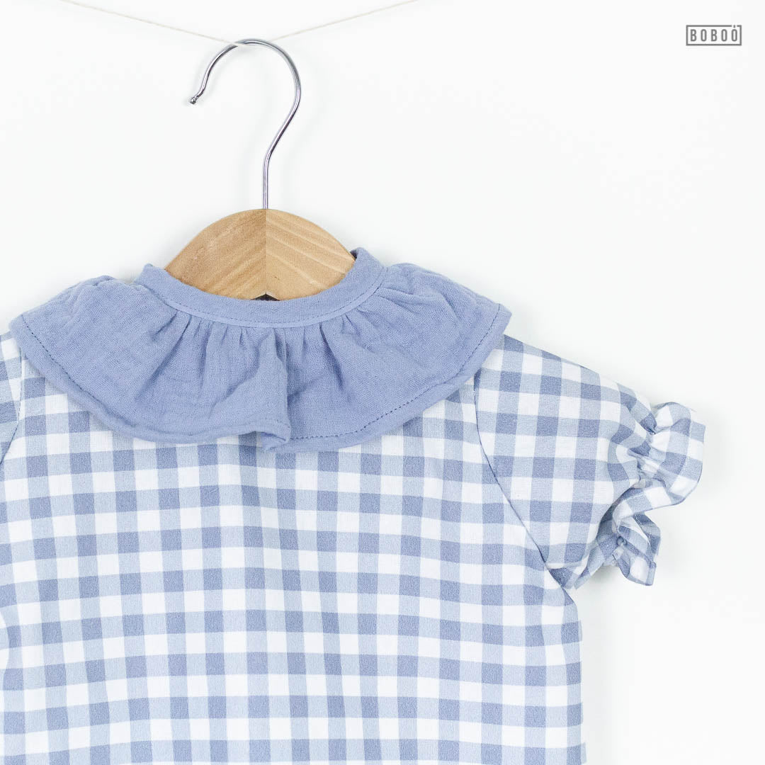 Pelele Vichy Azul peleles