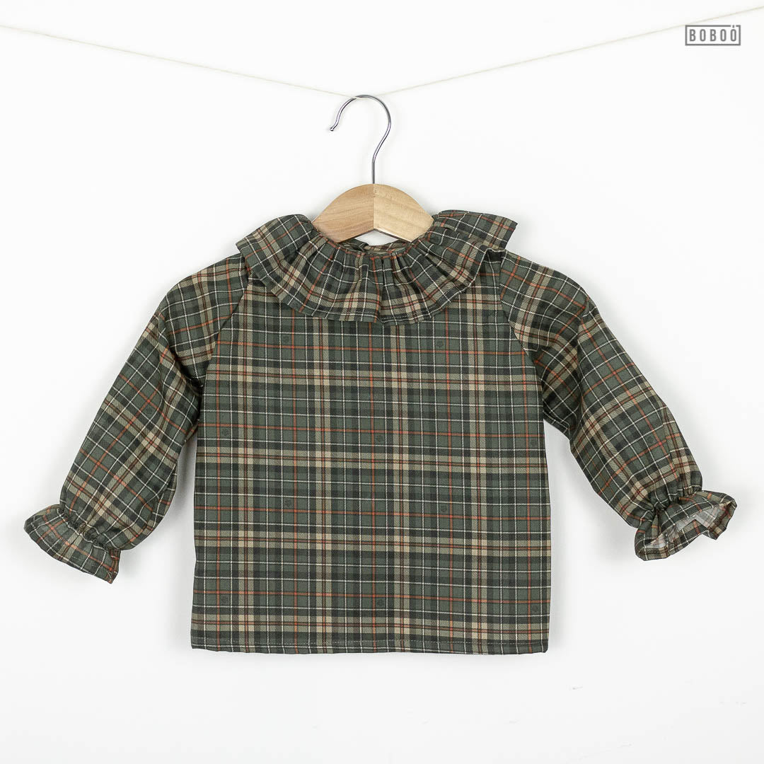 Blusa Cuadros Huellas