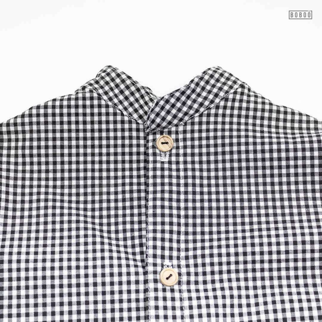 Camisa Vichy Cuello Mao