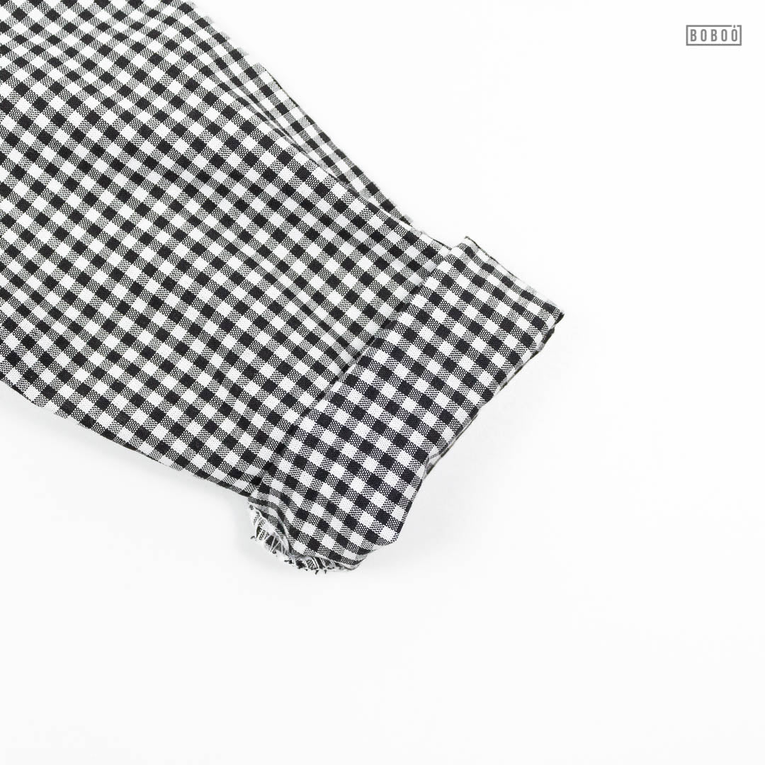 Camisa Vichy Cuello Mao