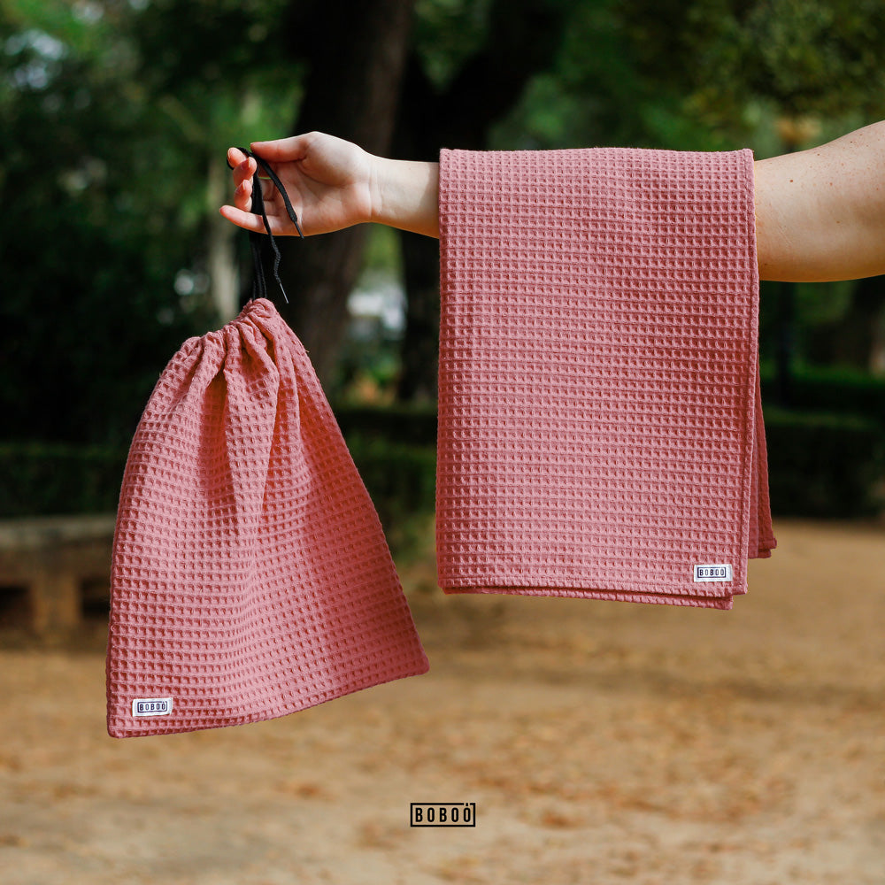 Manta/ Arrullo Rosa Smoke