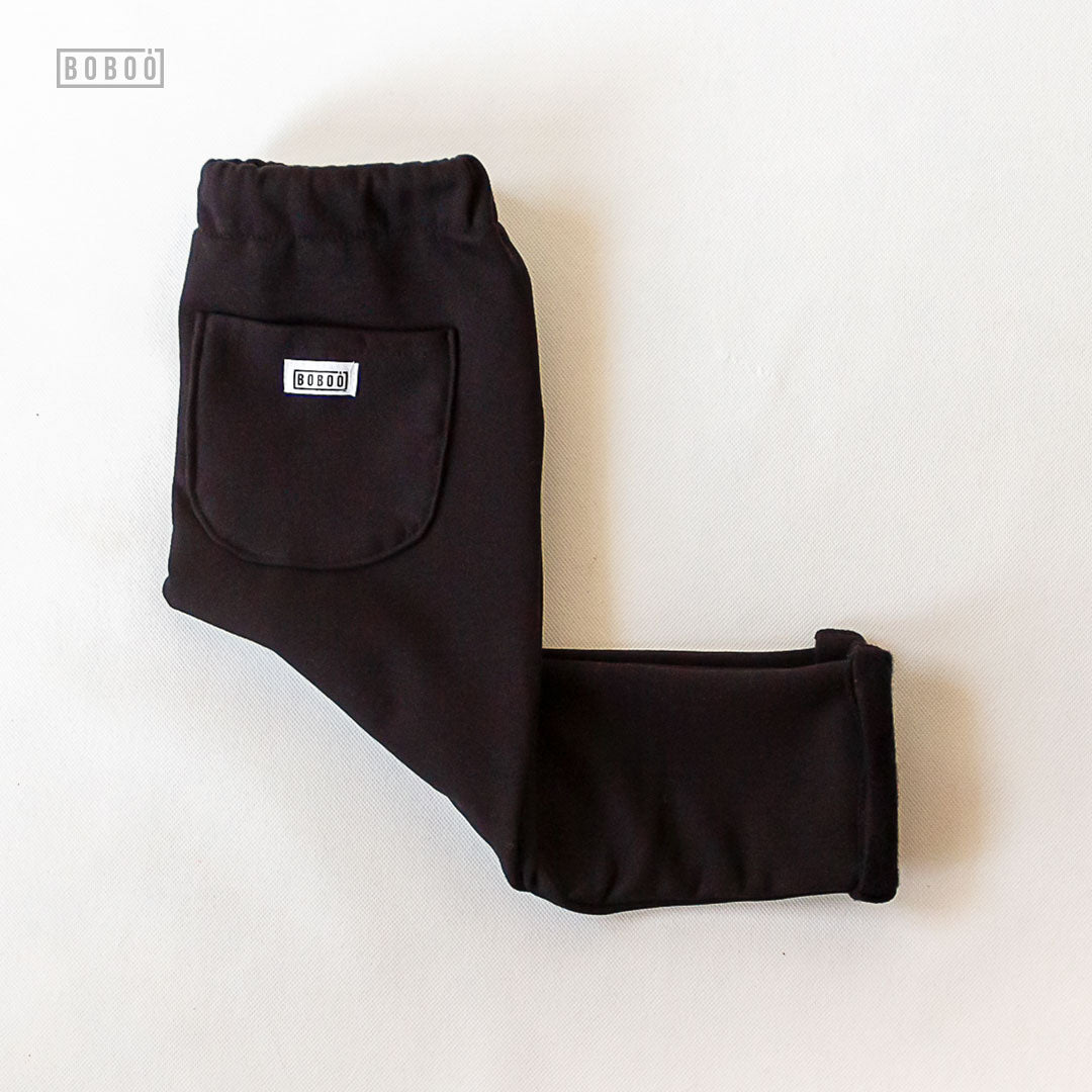 Pantalón Afelpado Negro