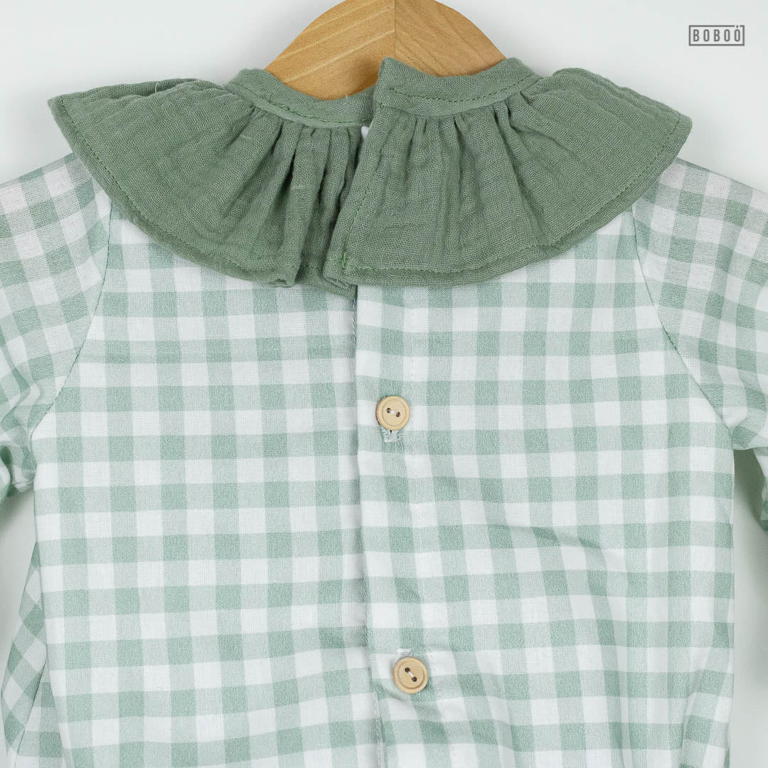 Pelele Vichy Verde pelele