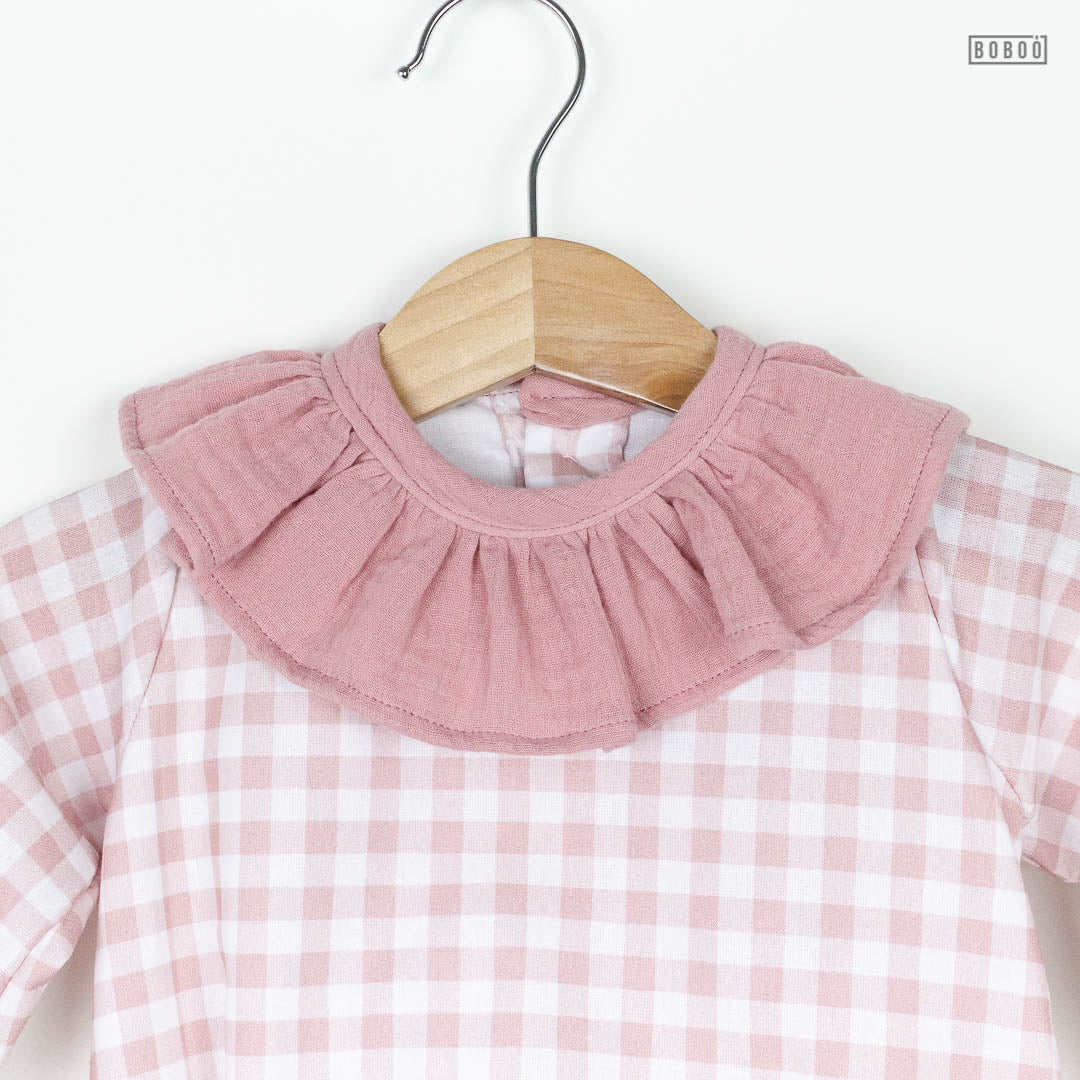 Pelele Vichy Rosa