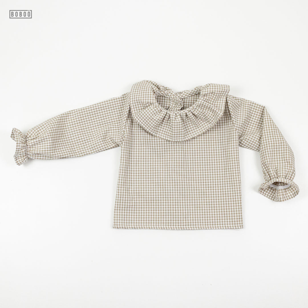 Blusa Vichy Beige