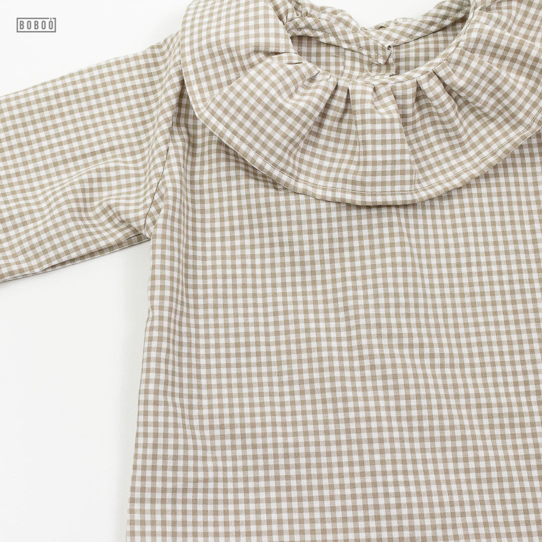 Blusa Vichy Beige