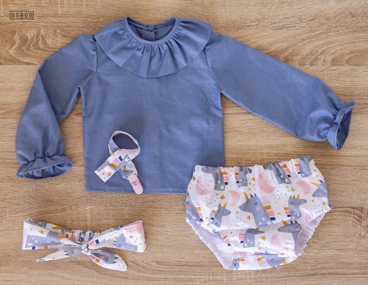 Blusa Azul Vaquera