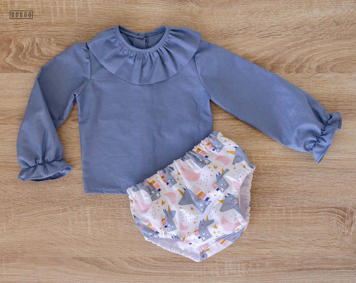 Blusa Azul Vaquera