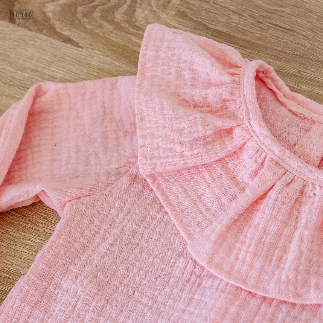 Blusa Gasa Rosa Blusas