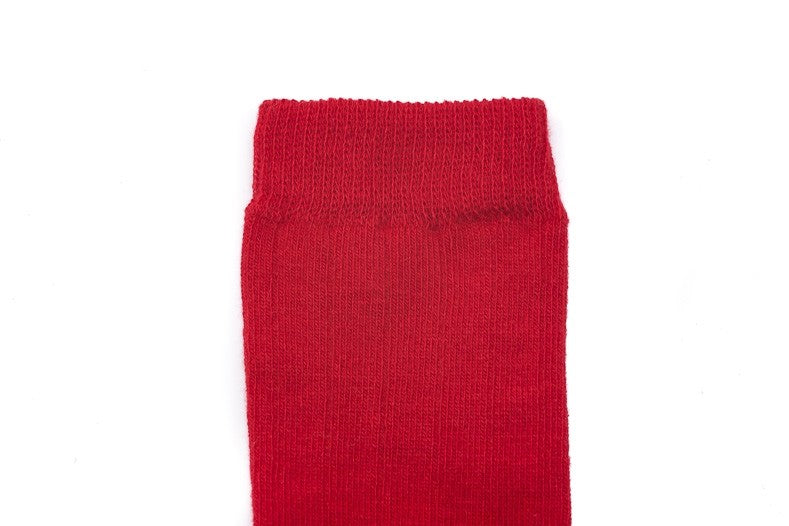 Calcetines Altos Canalé Rojo