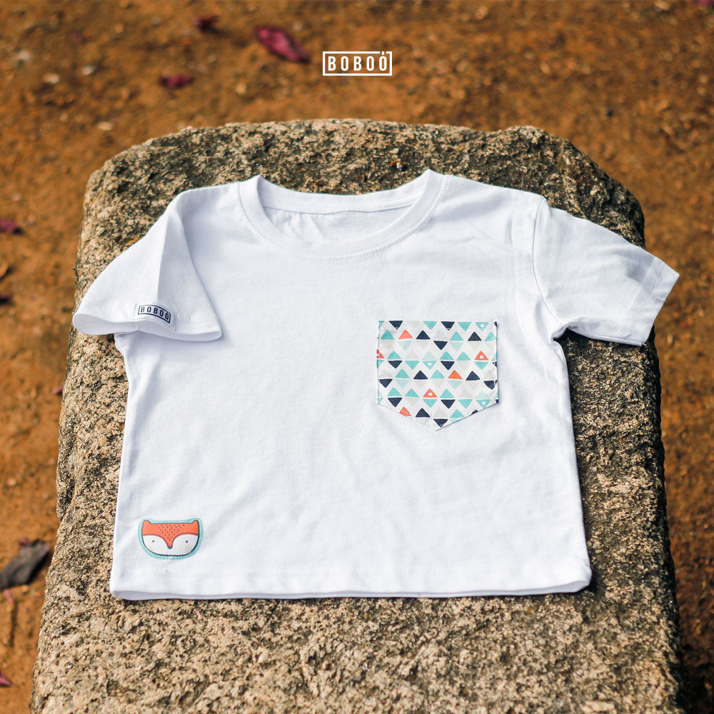 Camiseta Bolsillo Triángulos