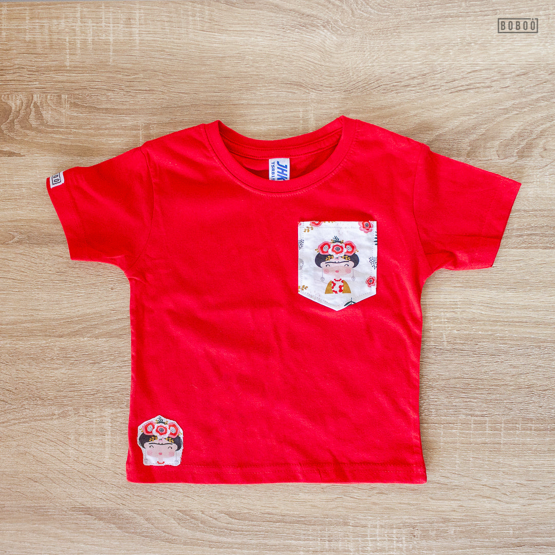 Camiseta Bolsillo Frida Camisetas