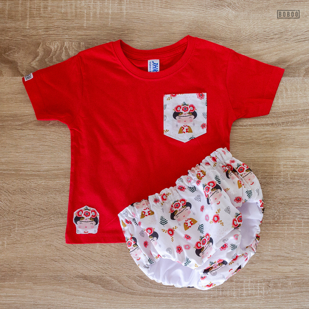Camiseta Bolsillo Frida