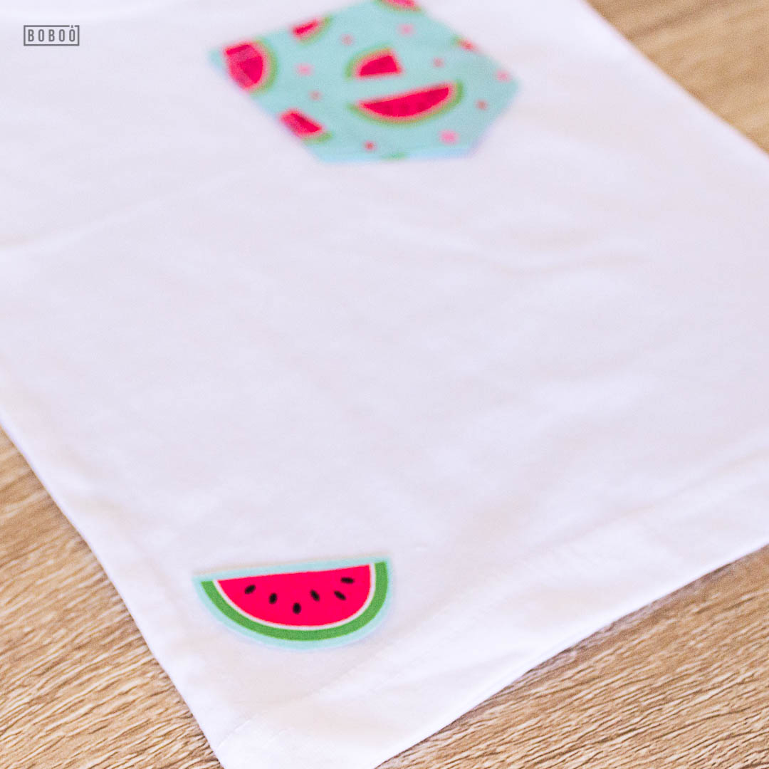 Camiseta niño y niña con estampado sandía