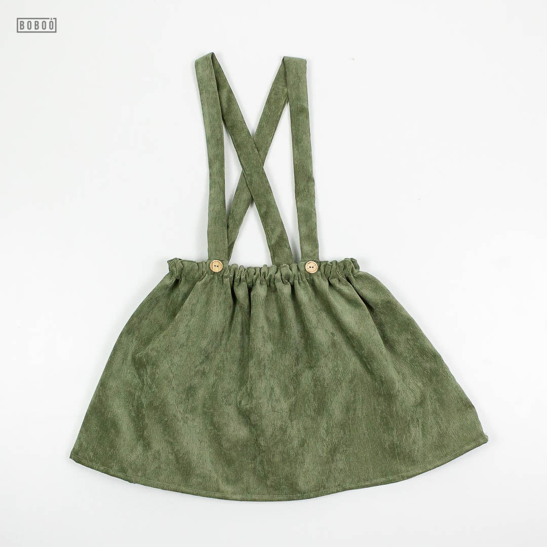 Falda con Tirantes Micropana Verde