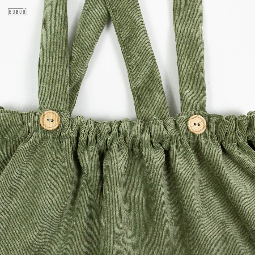 Falda con Tirantes Micropana Verde