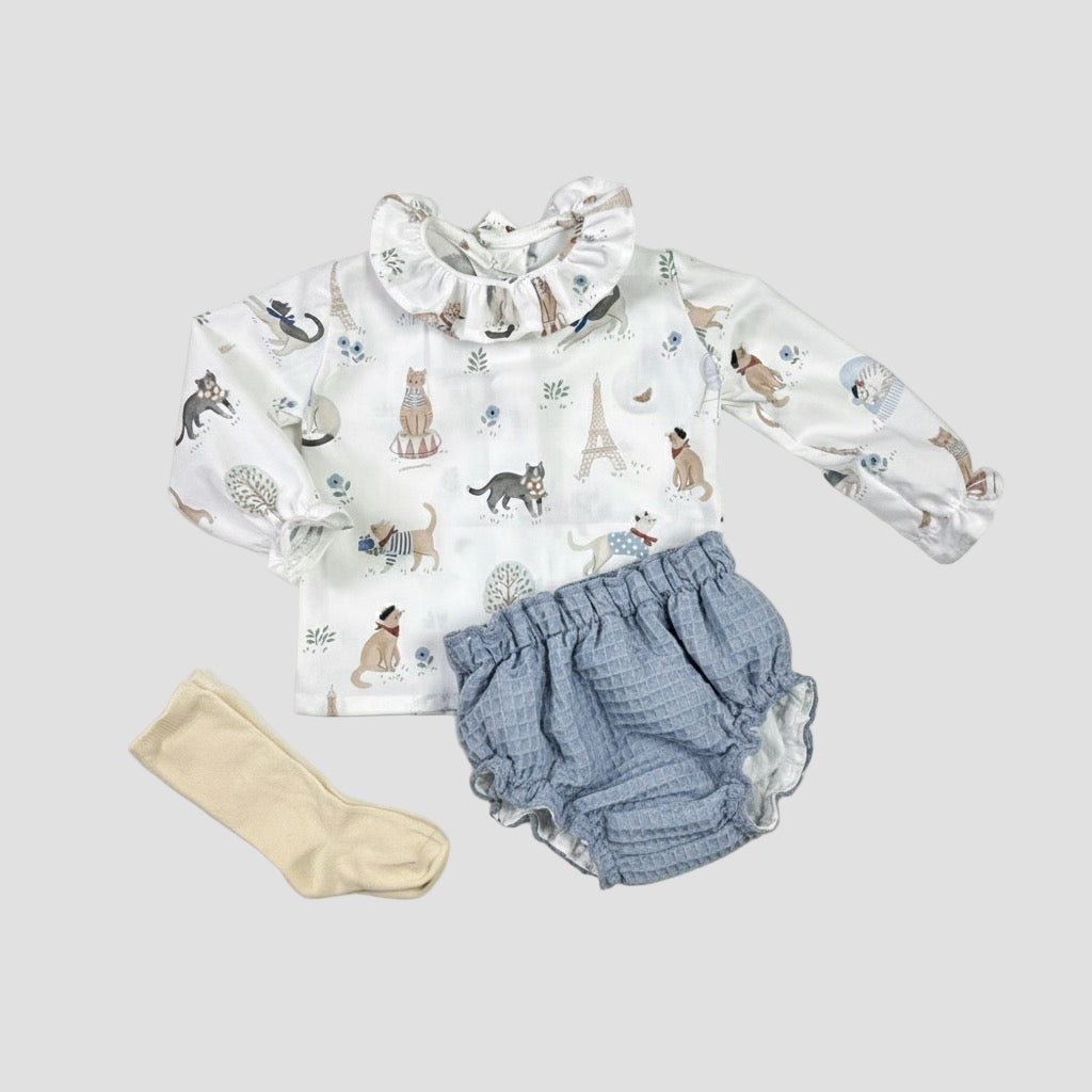 Blusa Gatitos en Paris