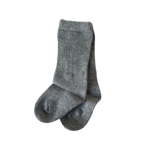 Calcetines altos Gris