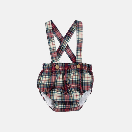 Cubrepañal Tirantes Tartán