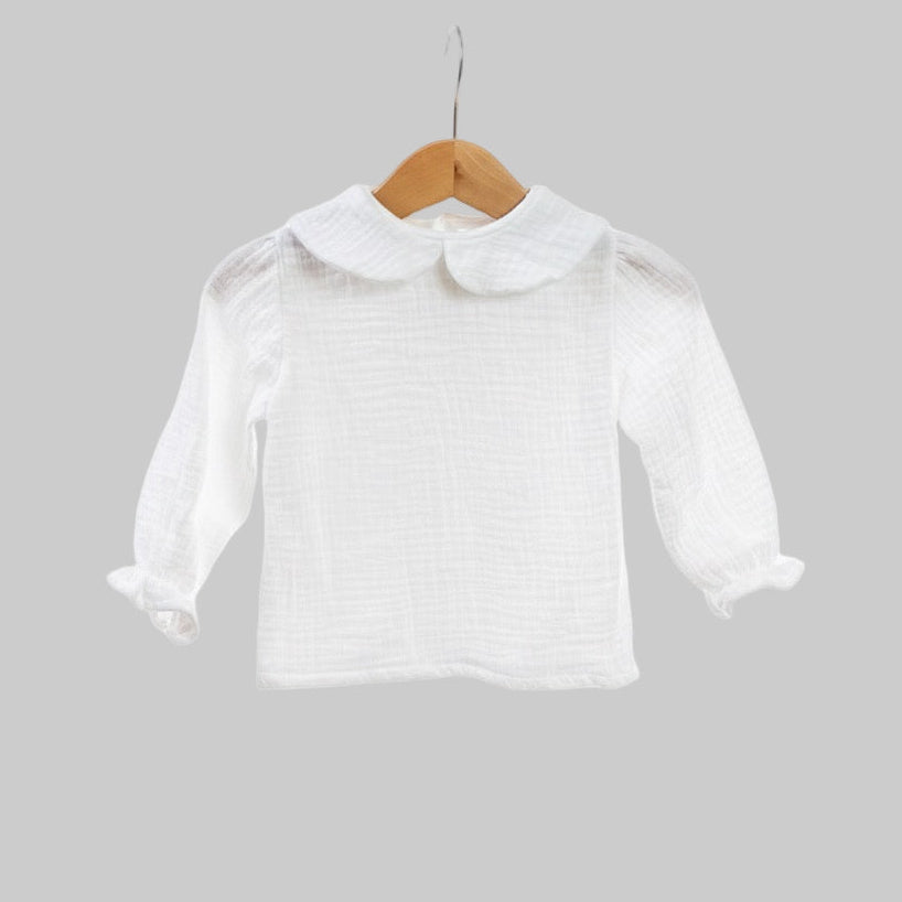 Blusa Gasa Blanca