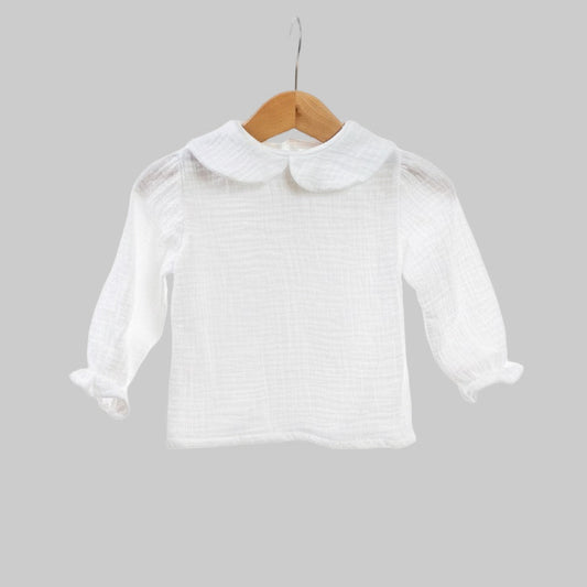 Blusa Gasa Blanca