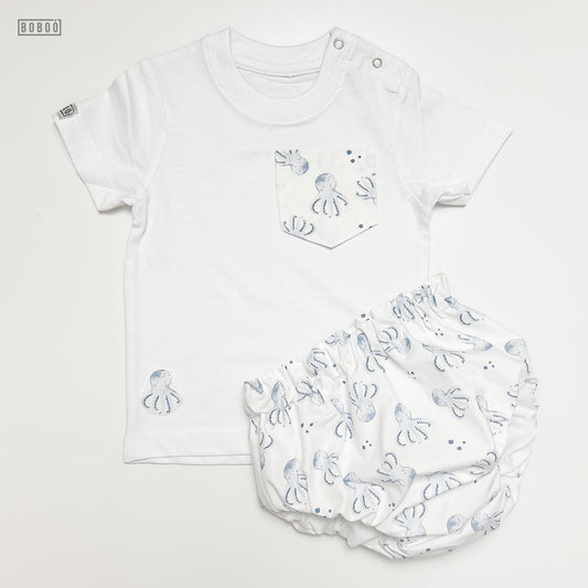 Camiseta Bolsillo Pulpo