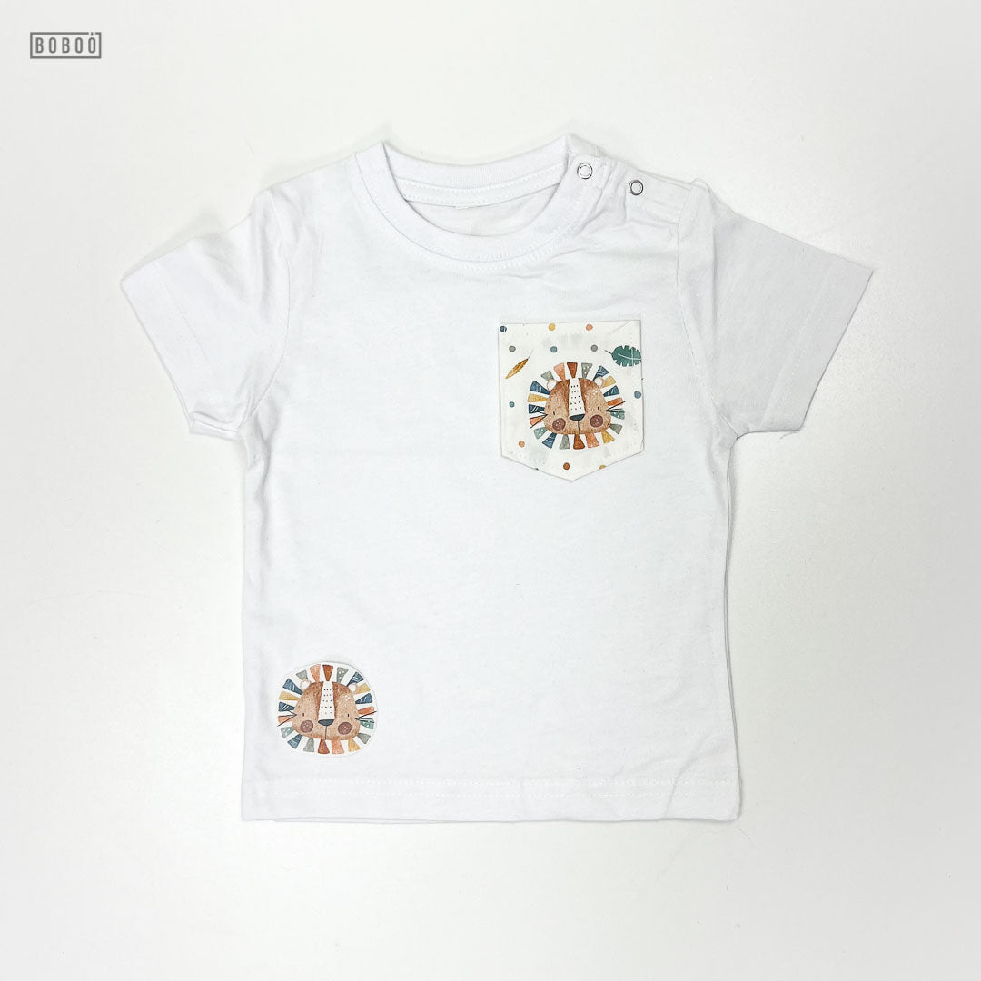 Camiseta Bolsillo León King