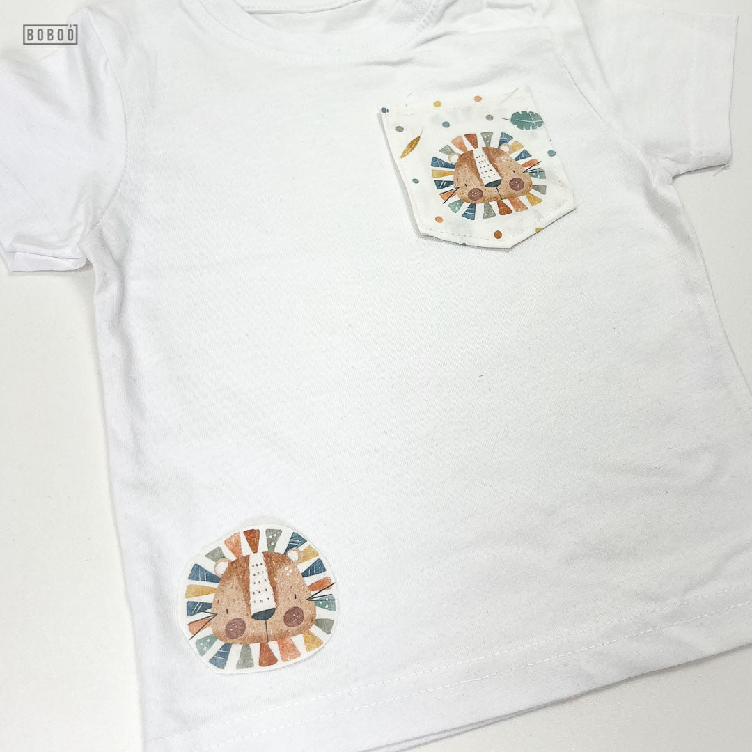 Camiseta Bolsillo León King