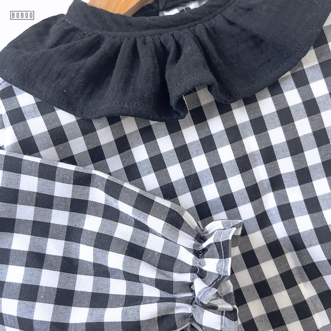 Pelele Vichy Negro peleles