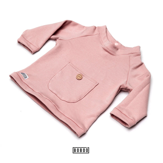 Sudadera Rosa Bolsillo sudadera