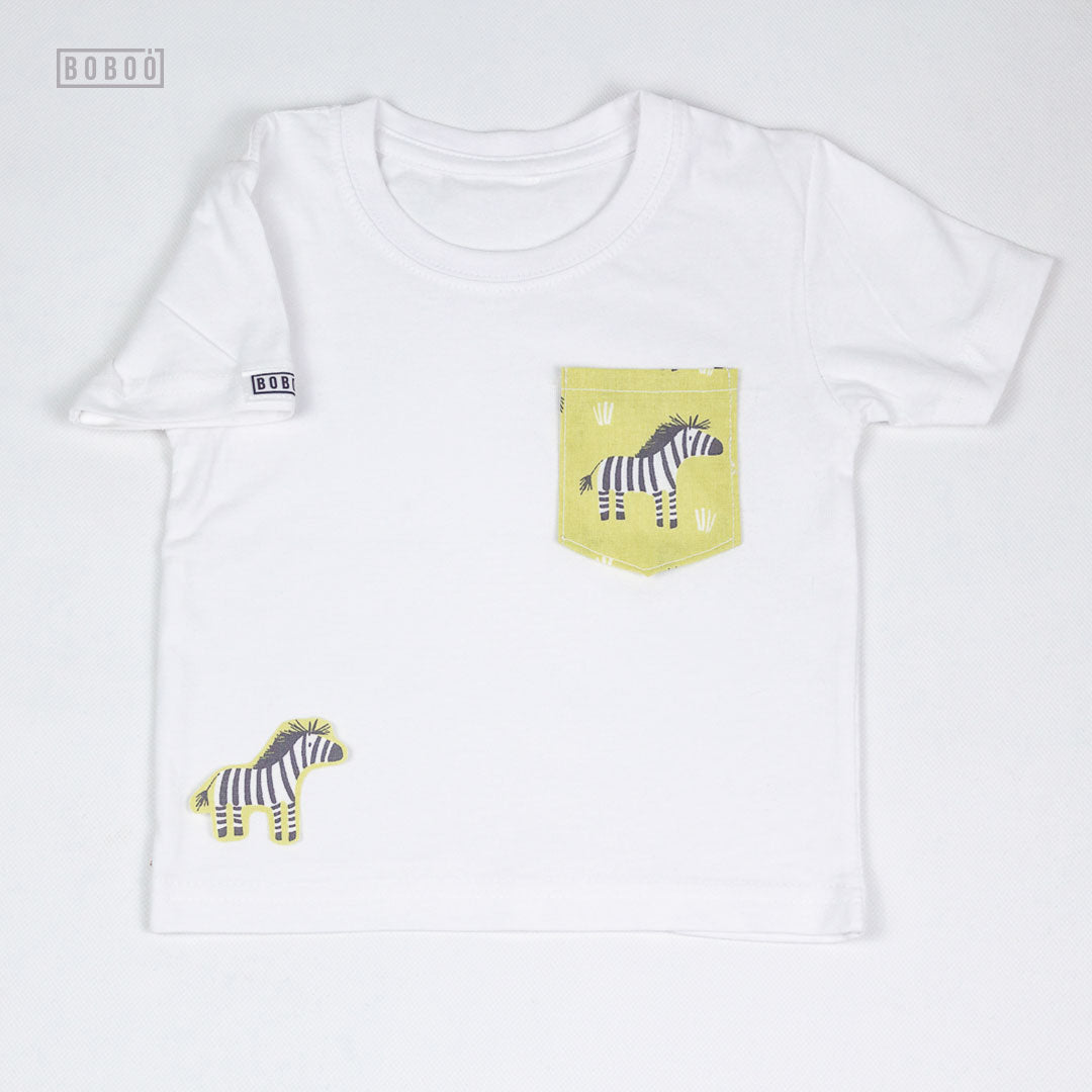 Camiseta Bolsillo Cebras