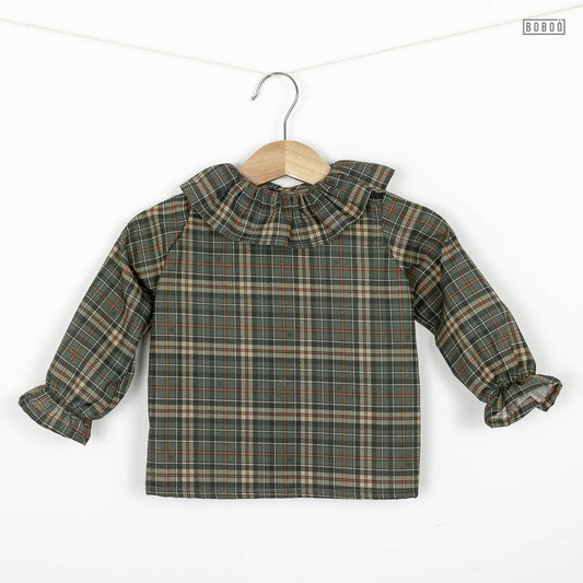 Blusa Cuadros Huellas