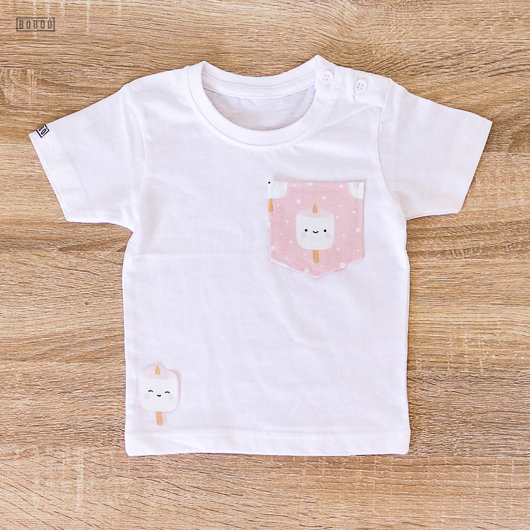 Camiseta Bolsillo Marshmallow Camisetas